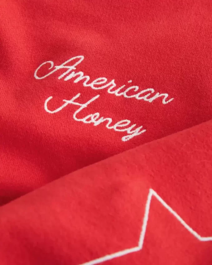 Φούτερ Easy American Honey Graphic Crew Φούτερ Easy American Honey Graphic Crew