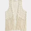 Γιλέκο με κρόσια Easy Crochet Γιλέκο με κρόσια Easy Crochet