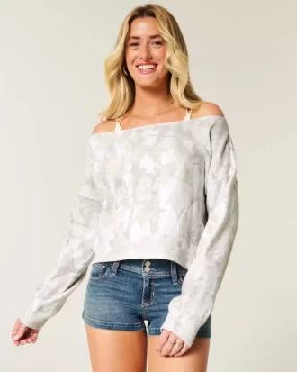 Easy Double-the-Shoulder Camo φούτερ