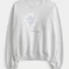 Φούτερ Easy Flower Graphic Crew Φούτερ Easy Flower Graphic Crew