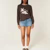 Πουλόβερ Easy Flying Birds Graphic Crew Πουλόβερ Easy Flying Birds Graphic Crew