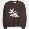 Πουλόβερ Easy Flying Birds Graphic Crew Πουλόβερ Easy Flying Birds Graphic Crew