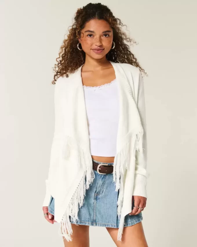 Ζακέτα Easy Fringe No-Close Ζακέτα Easy Fringe No-Close