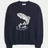 Πουλόβερ Easy Jumping Fish Graphic Crew