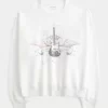 Φούτερ Easy New York Guitar Studded Graphic Crew