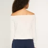 Easy Off-the-Shoulder London Graphic Tee Easy Off-the-Shoulder London Graphic Tee