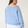 Γραφικό φούτερ πληρώματος Easy Off-the-Shoulder Making Waves