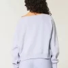 Easy Off-the-Shoulder NYC γραφικό φούτερ Easy Off-the-Shoulder NYC γραφικό φούτερ