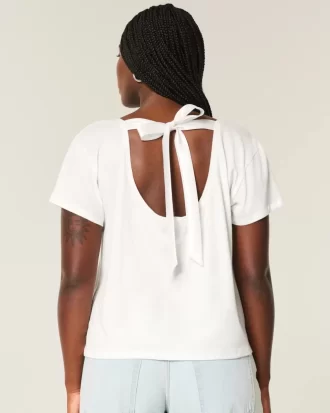 Γραφικό μπλουζάκι Easy Ribbon Tie-Back Heart