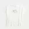 Γραφικό μπλουζάκι Easy Ribbon Tie-Back Heart