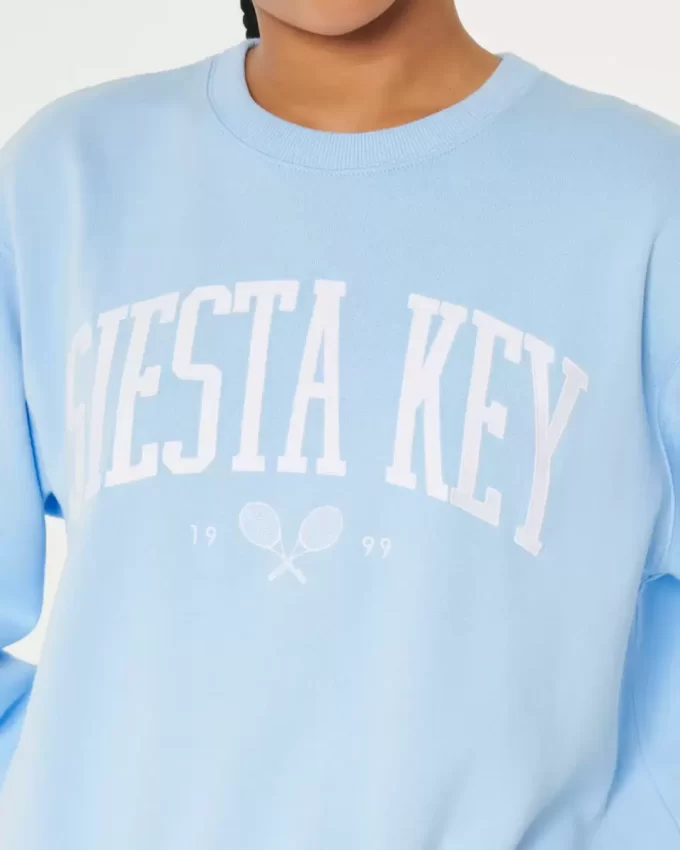 Φούτερ Easy Siesta Key Graphic Crew Φούτερ Easy Siesta Key Graphic Crew