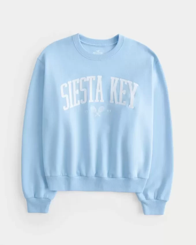 Φούτερ Easy Siesta Key Graphic Crew Φούτερ Easy Siesta Key Graphic Crew