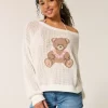 Πουλόβερ Easy Stitchy Graphic Slouchy Crew Πουλόβερ Easy Stitchy Graphic Slouchy Crew