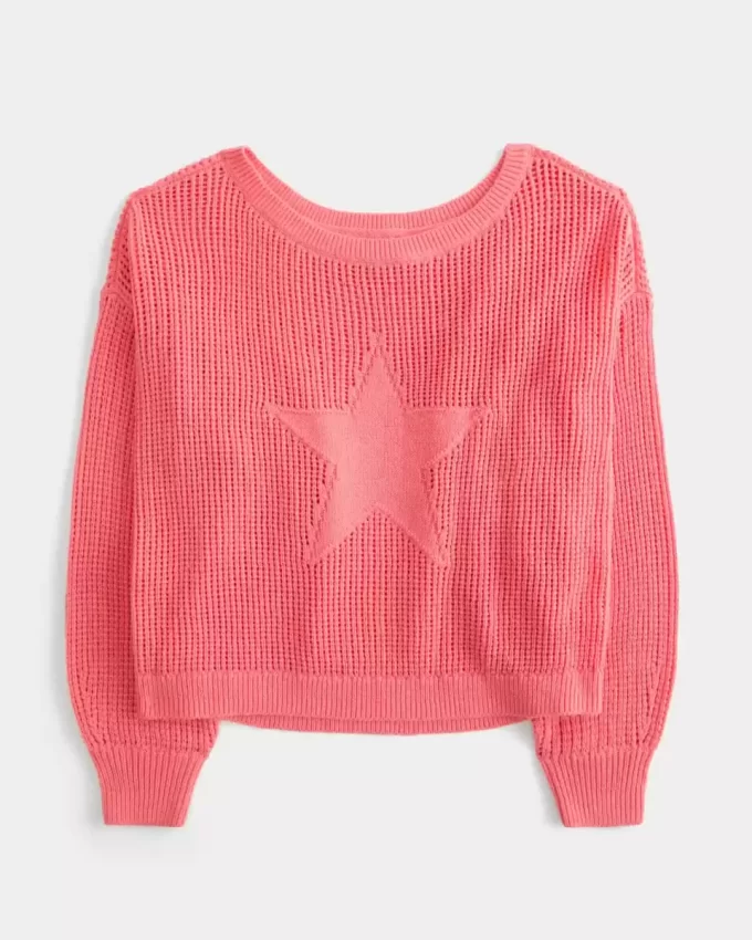 Πουλόβερ Easy Stitchy Graphic Slouchy Crew Πουλόβερ Easy Stitchy Graphic Slouchy Crew