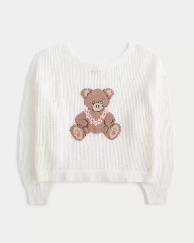 Πουλόβερ Easy Stitchy Graphic Slouchy Crew Πουλόβερ Easy Stitchy Graphic Slouchy Crew