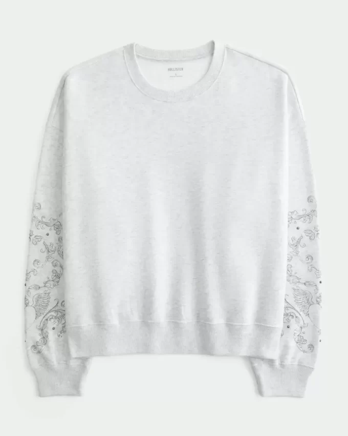 Φούτερ Easy Studded Graphic Crew