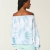 Διπλό φούτερ Easy Tie-Dye Off-the-Shoulder