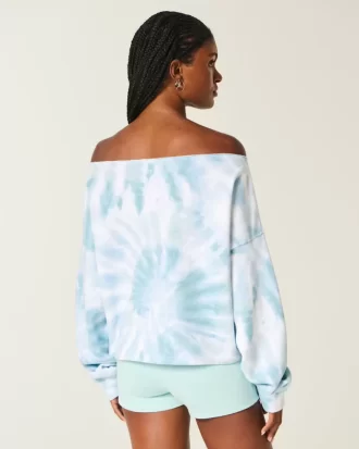 Διπλό φούτερ Easy Tie-Dye Off-the-Shoulder