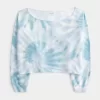 Διπλό φούτερ Easy Tie-Dye Off-the-Shoulder