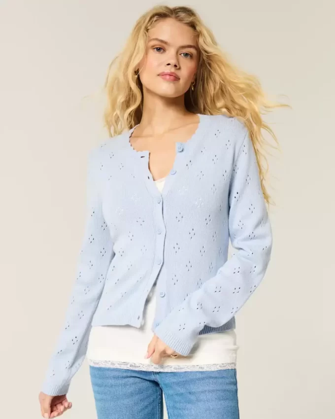 Ζακέτα Eyelet Crew Ζακέτα Eyelet Crew