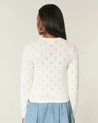 Ζακέτα Eyelet Crew