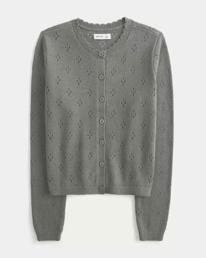 Ζακέτα Eyelet Crew