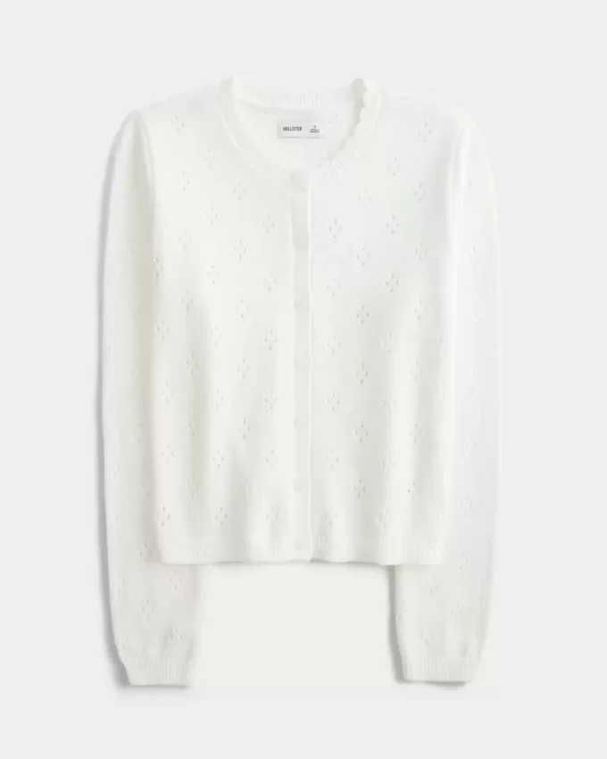 Ζακέτα Eyelet Crew