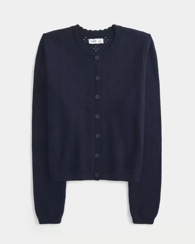 Ζακέτα Eyelet Crew