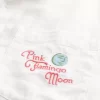 Μπλουζάκι με λινό κουτί με κοντό μανίκι ροζ Flamingo Moon Μπλουζάκι με λινό κουτί με κοντό μανίκι ροζ Flamingo Moon