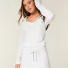 Μακρυμάνικο Fleece Φόρεμα με κουκούλα