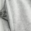 Χαλαρό Fleece Σορτς στο μέσο του μηρού Χαλαρό Fleece Σορτς στο μέσο του μηρού