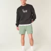 Χαλαρό Fleece Σορτς στο μέσο του μηρού Χαλαρό Fleece Σορτς στο μέσο του μηρού
