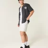Χαλαρό Fleece Σορτς στο μέσο του μηρού Χαλαρό Fleece Σορτς στο μέσο του μηρού