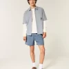 Χαλαρό Fleece Σορτς στο μέσο του μηρού Χαλαρό Fleece Σορτς στο μέσο του μηρού