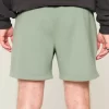 Χαλαρό Fleece Σορτς στο μέσο του μηρού Χαλαρό Fleece Σορτς στο μέσο του μηρού