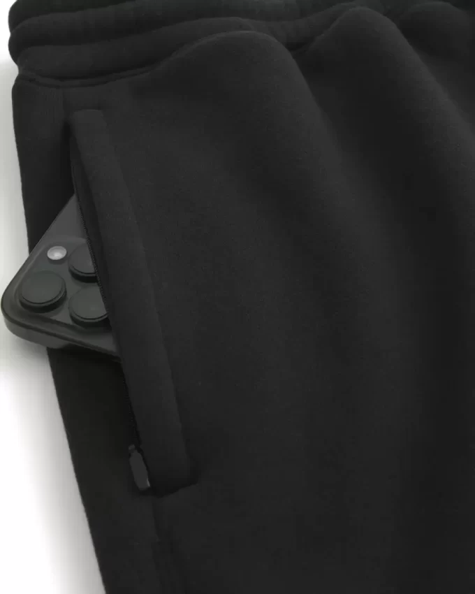 Χαλαρό Fleece Σορτς στο μέσο του μηρού Χαλαρό Fleece Σορτς στο μέσο του μηρού