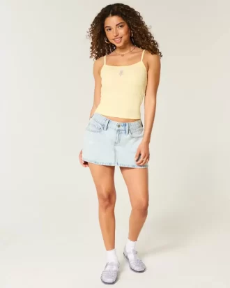 Ριμπ Floral γραφικό Cami