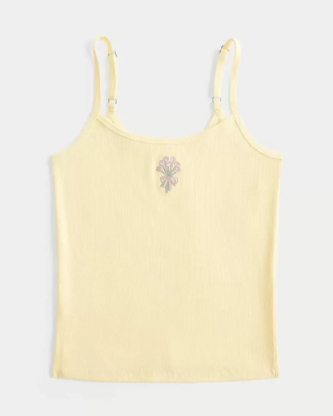 Ριμπ Floral γραφικό Cami Ριμπ Floral γραφικό Cami