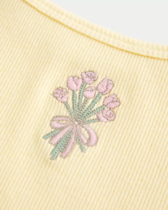 Ριμπ Floral γραφικό Cami Ριμπ Floral γραφικό Cami