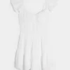 Φόρεμα Flutter Sleeve Pinch Bust Mini Skort Φόρεμα Flutter Sleeve Pinch Bust Mini Skort