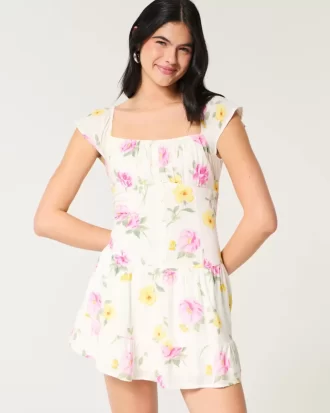 Φόρεμα Flutter Sleeve Skort
