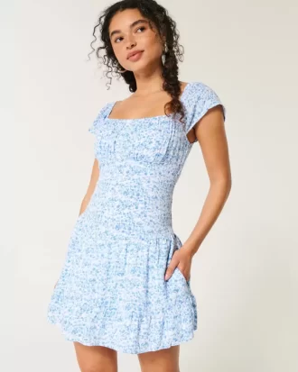 Φόρεμα Flutter Sleeve Skort