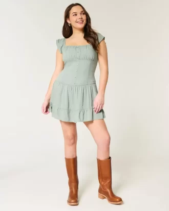 Φόρεμα Flutter Sleeve Skort