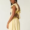 Μίνι φόρεμα Flutter Sleeve V-Waist Μίνι φόρεμα Flutter Sleeve V-Waist