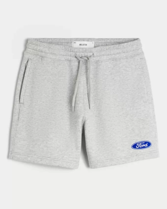Γραφικά σορτς Ford Hollister Feel Good Fleece στο μέσο του μηρού Γραφικά σορτς Ford Hollister Feel Good Fleece στο μέσο του μηρού