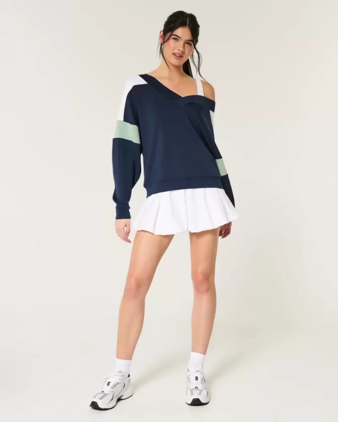 Gilly Hicks Active Cooldown Off-the-Shoulder Top