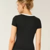 Gilly Hicks Active Graphic Baby Tee Gilly Hicks Active Graphic Baby Tee