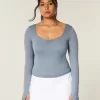 Gilly Hicks Active Recharge Cinch Sweetheart Top