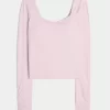 Gilly Hicks Active Recharge Cinch Sweetheart Top