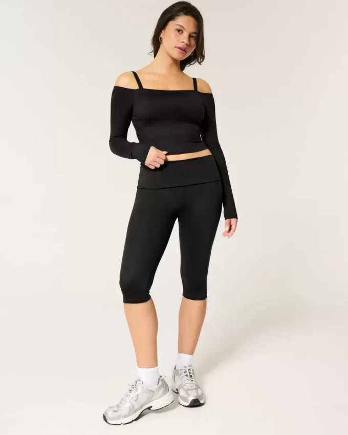Παντελόνι Gilly Hicks Active Recharge Foldover Waist Capri Παντελόνι Gilly Hicks Active Recharge Foldover Waist Capri